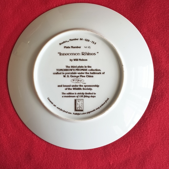 Collectible plate - Picture 2 of 2